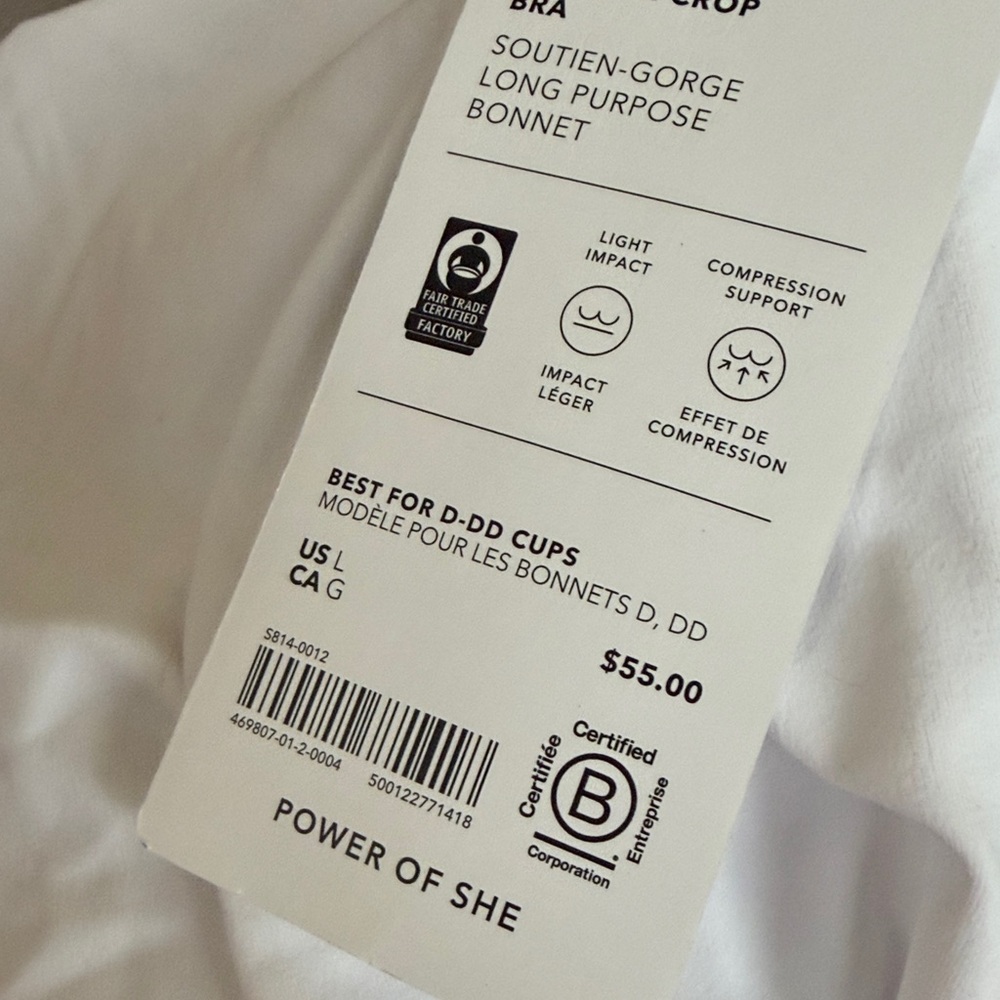 Athleta Purpose Crop Sports Bra - Picture 5 of 5